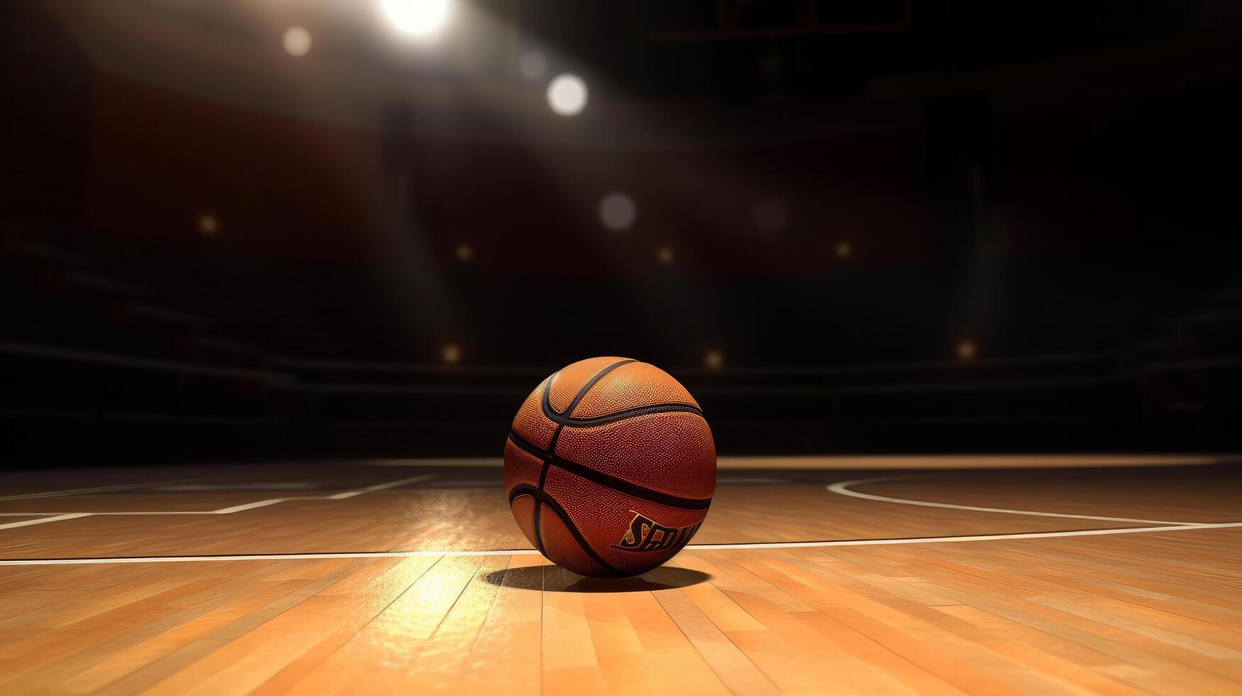 Basketball background. Illustration photo