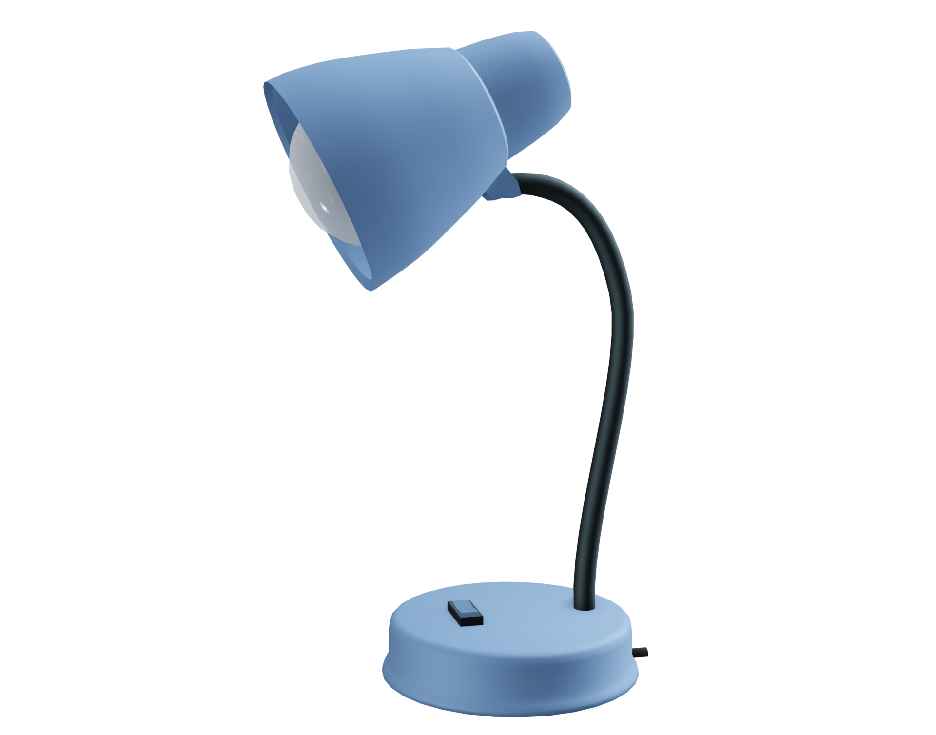 Table lamp blue high quality 3d render 22336733 PNG
