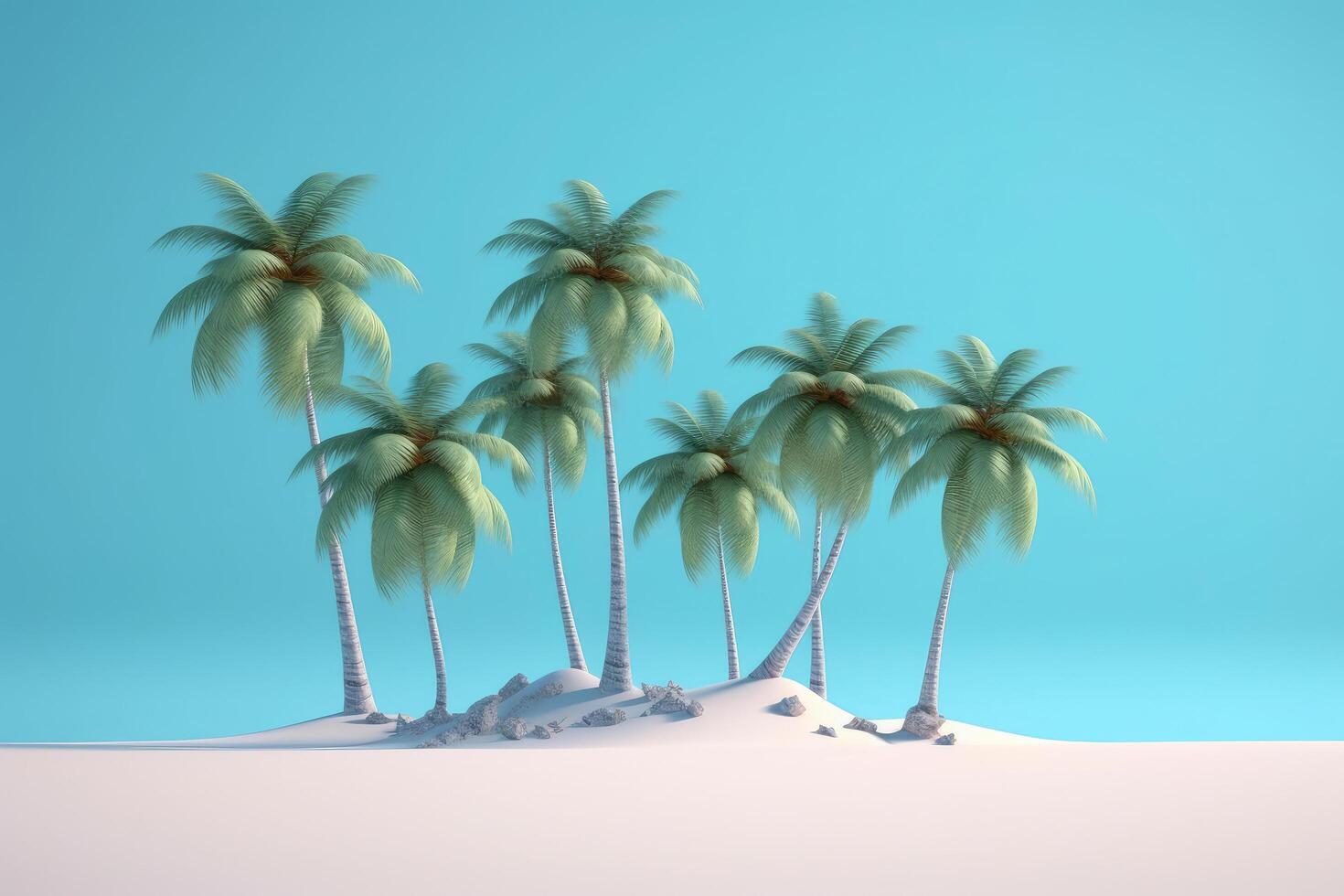 Summer tropical background. Illustration photo