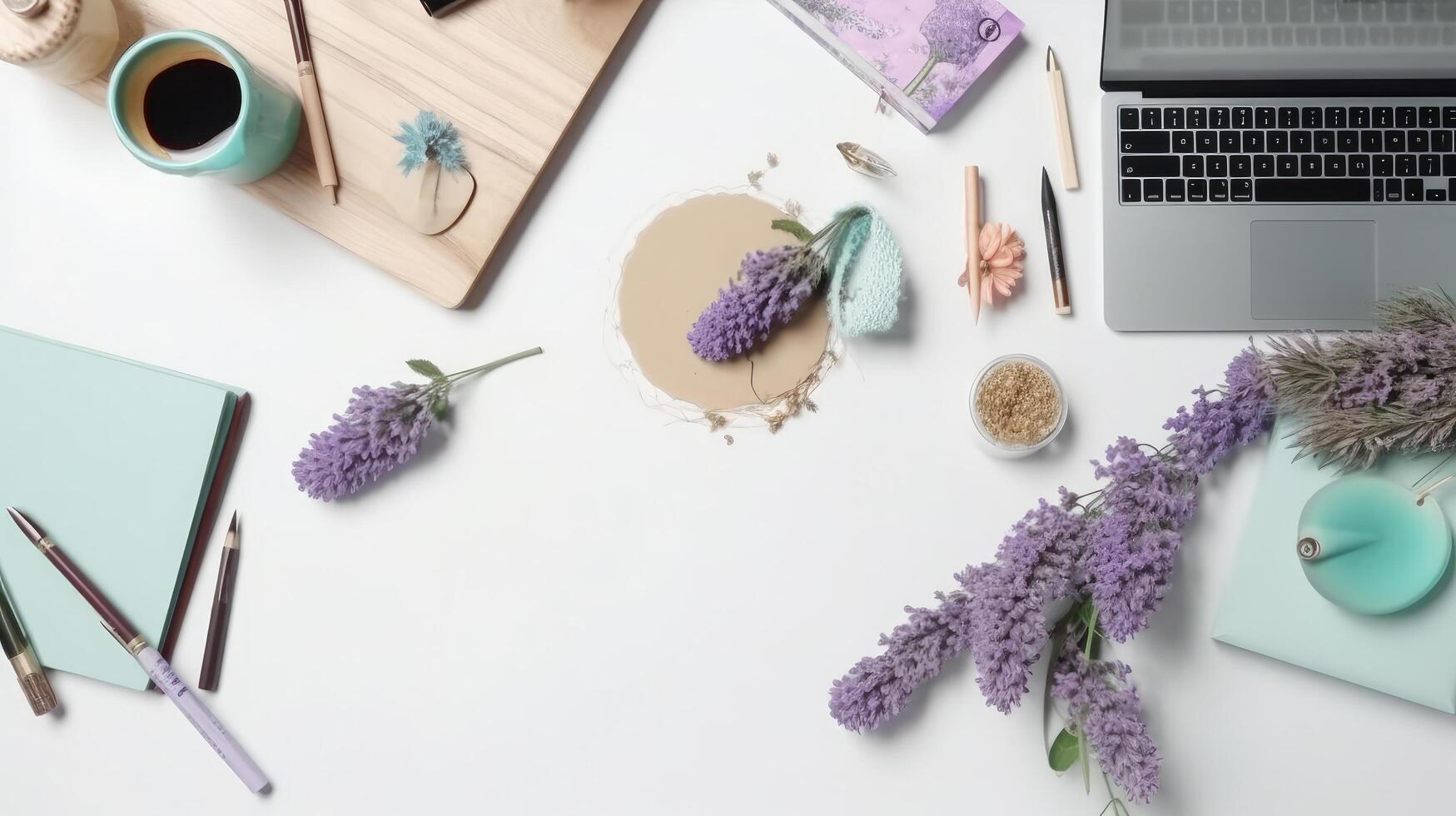 Lavender flower background. Illustration photo