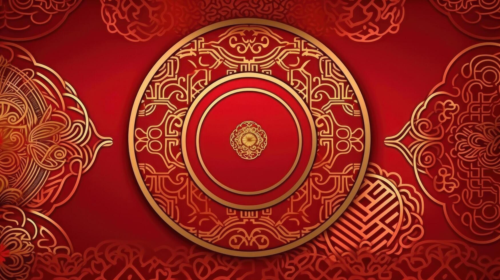 Chinese New Year Background with dragon. Illustration photo