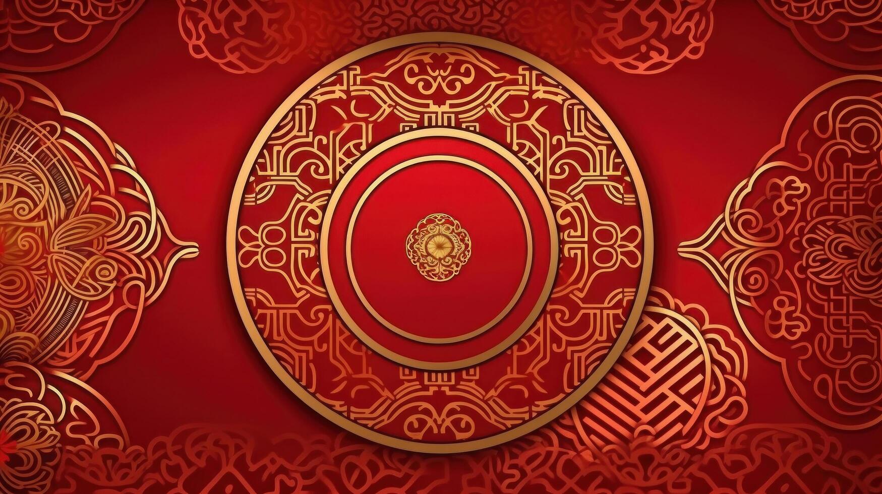 Chinese New Year Background with dragon. Illustration photo