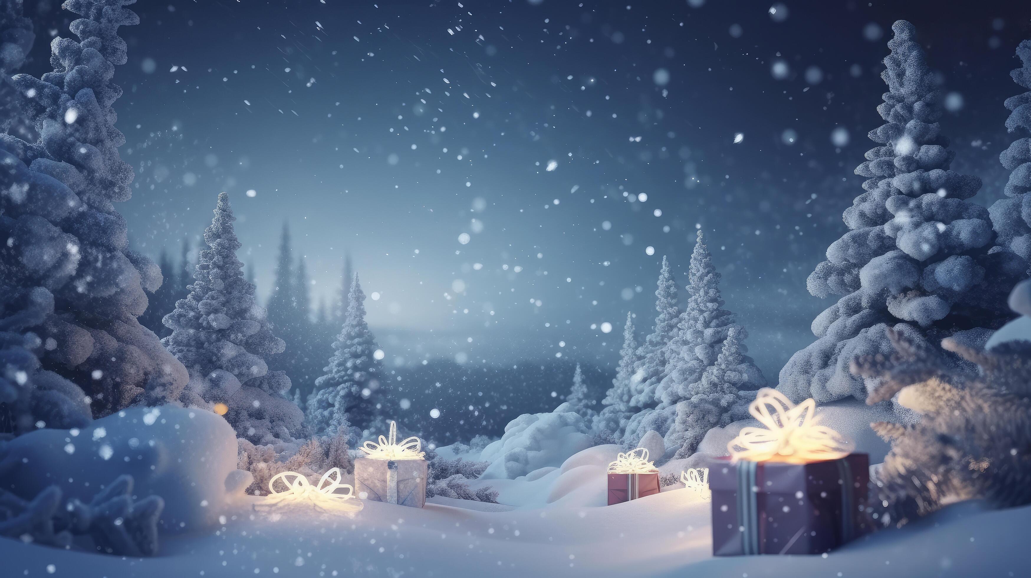 Christmas background. Illustration AI Generative 22337776 Stock Photo