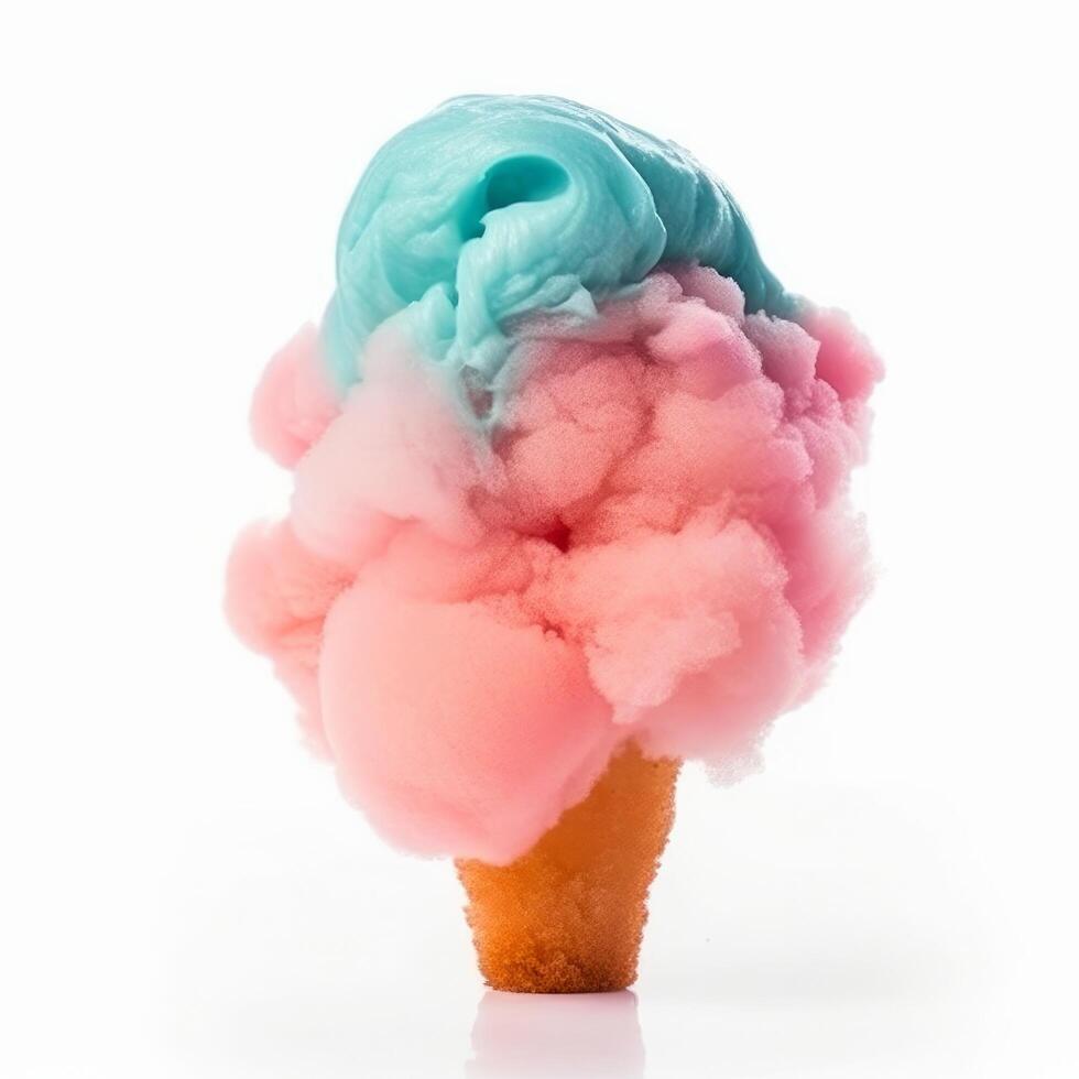 Sweet cotton candy. Illustration photo