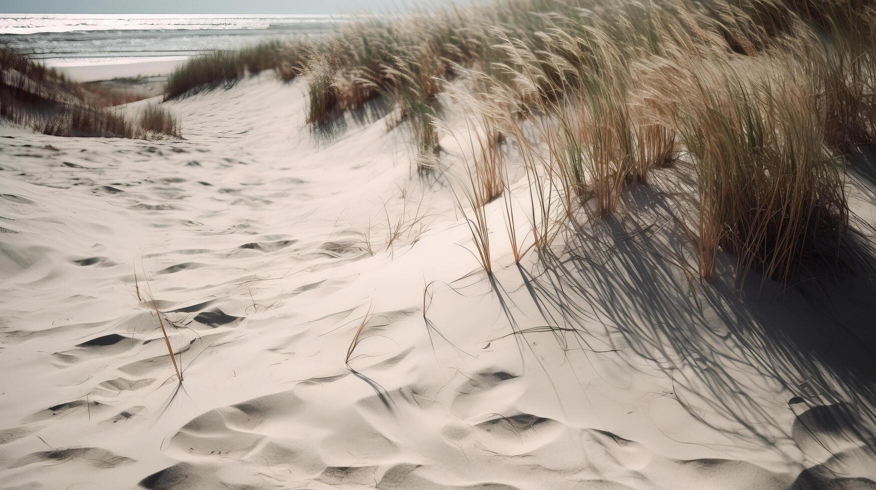Dry grass and sand background. Illustration photo