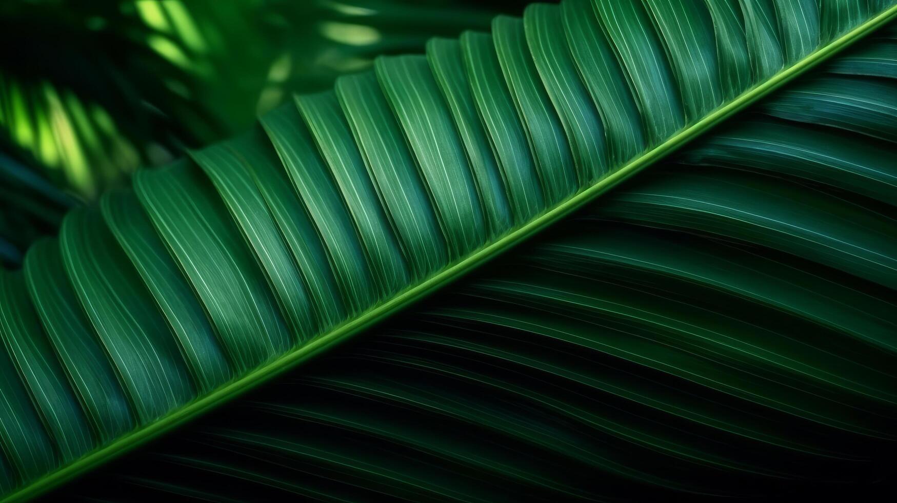 Green Palm Leaf background. Illustration photo