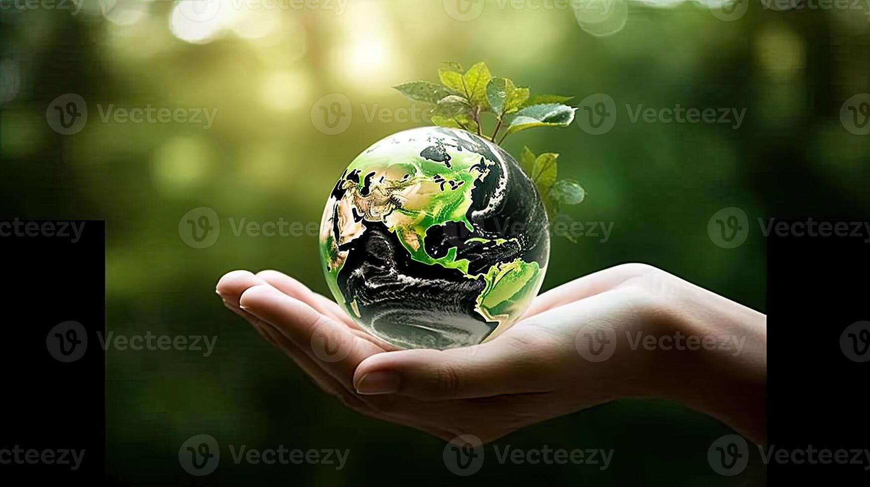 World Environment Day World Environment Day is an international event day designated on June 5th each year to raise awareness of environmental protection around the world, Illustration photo