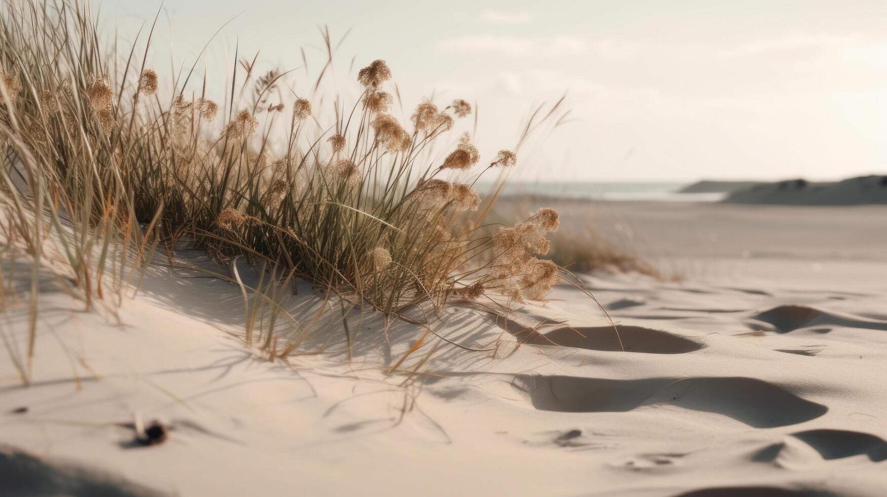 Dry grass and sand background. Illustration photo