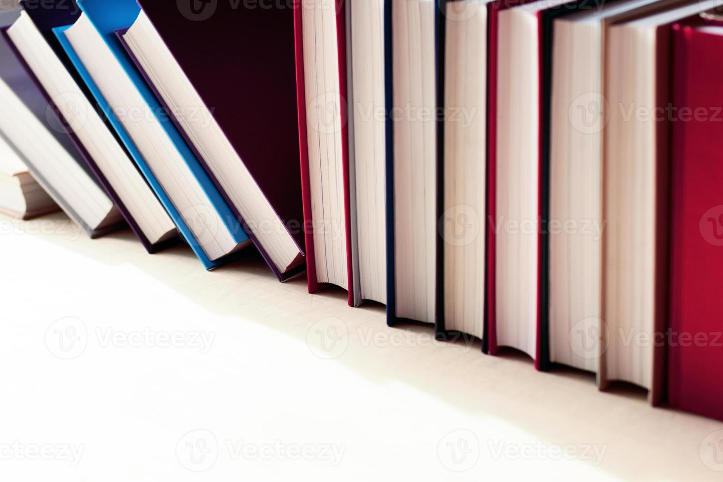 Collected edition books standing in a row photo