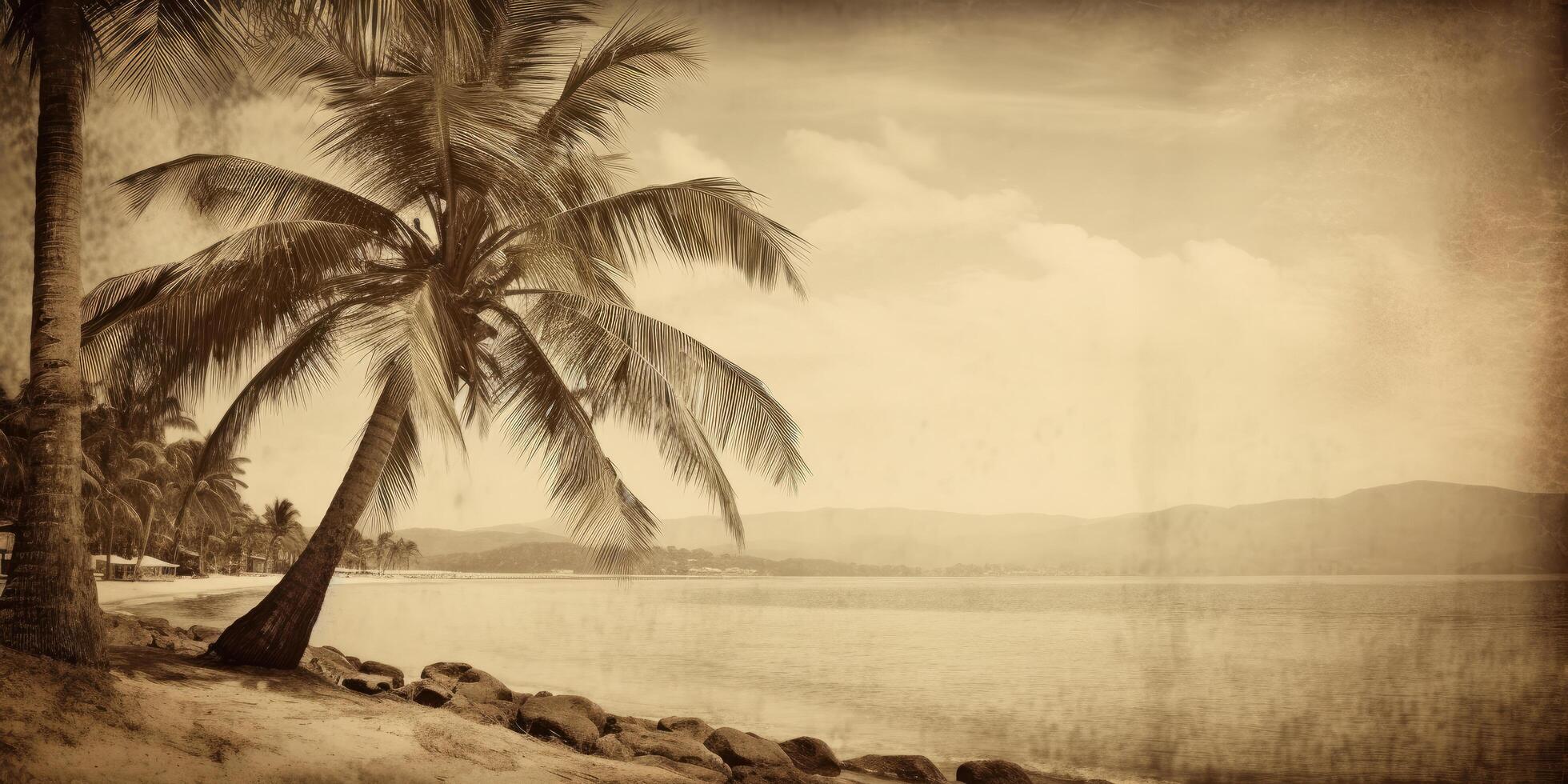 Summer tropical background. Illustration photo