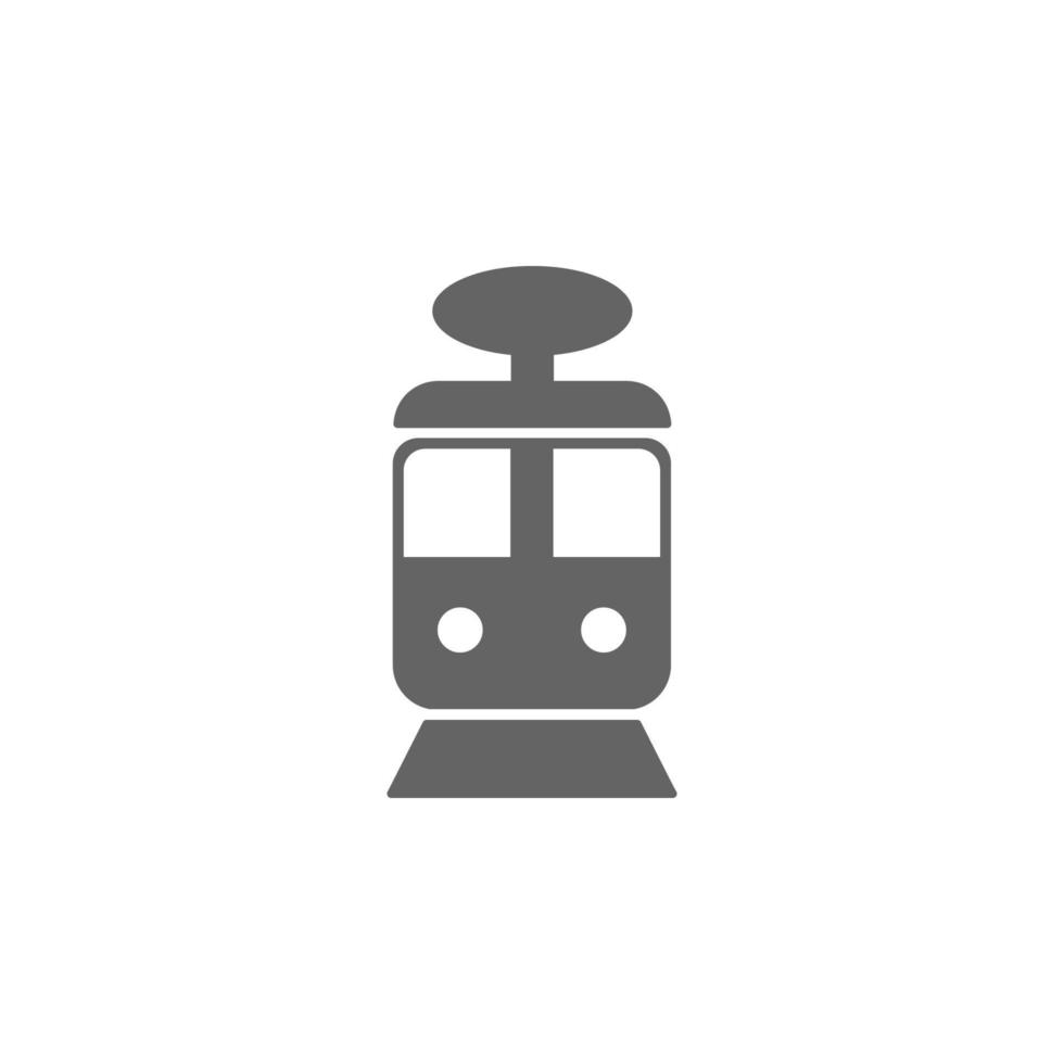 tram vector icon