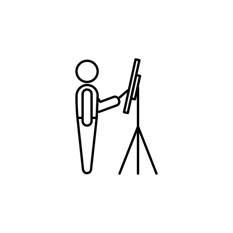 painter vector icon