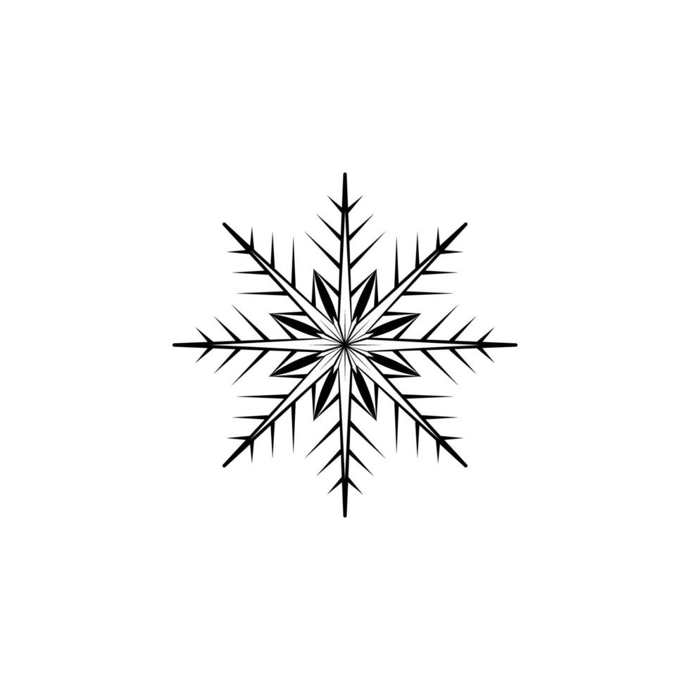 Snowflake vector icon