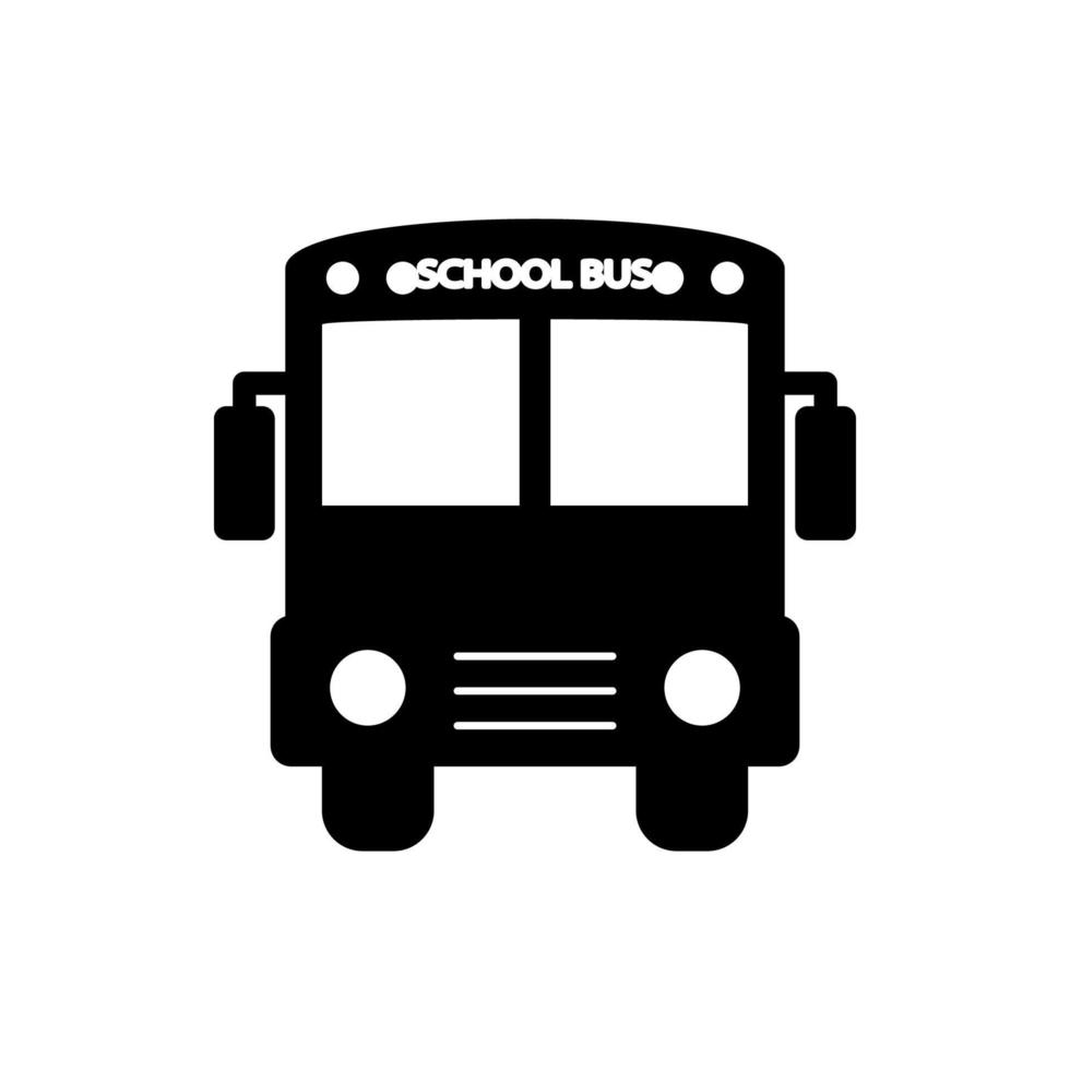 school bus vector icon