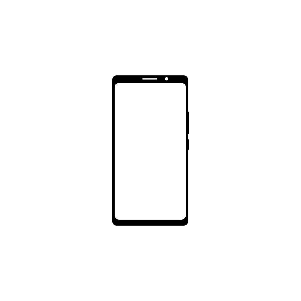 Realistic modern smartphone vector icon