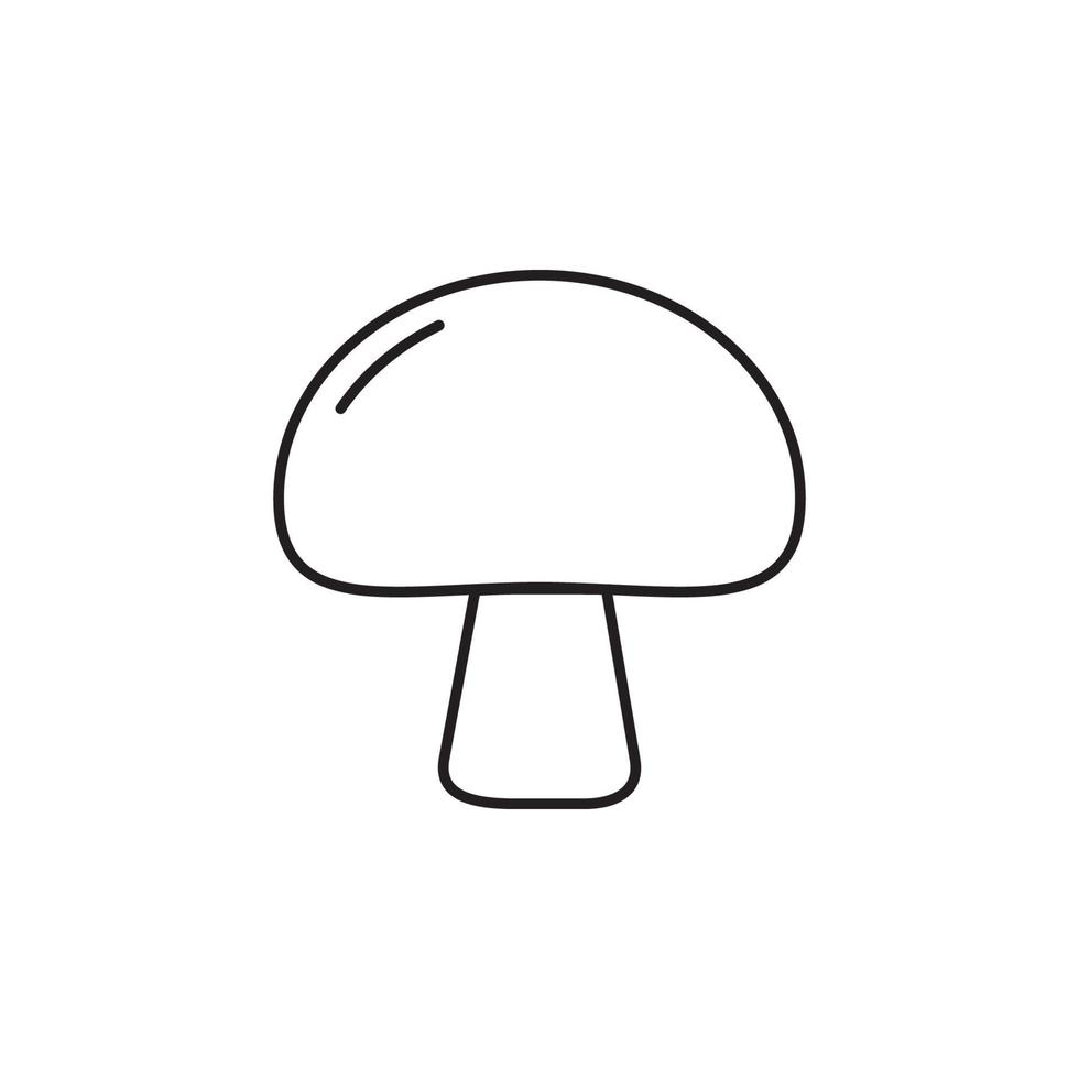 Vector mushroom vector icon