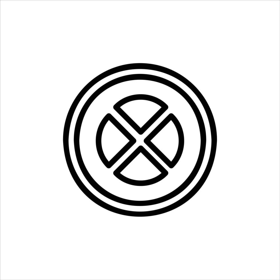 prohibition in flat design style vector