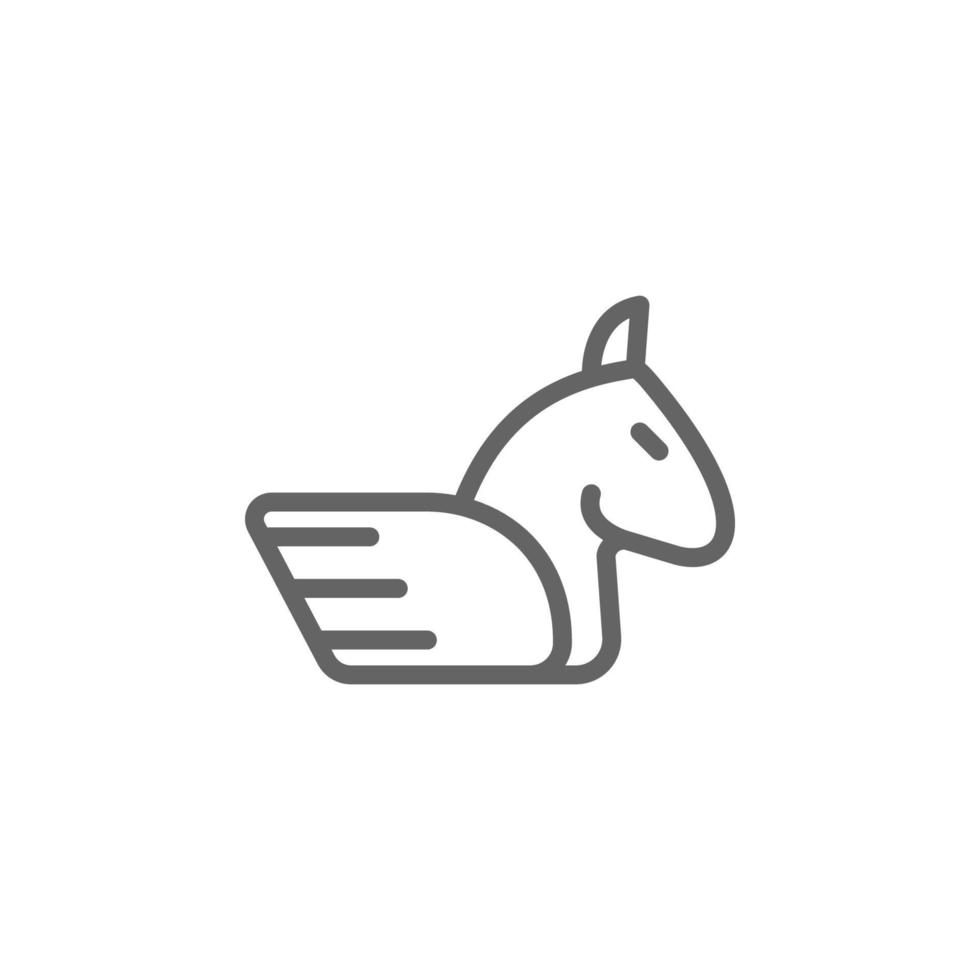 Pegasus vector icon