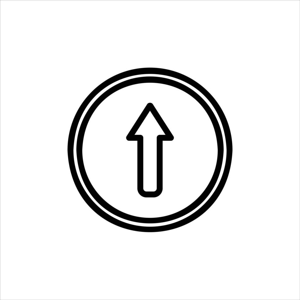direction in flat design style vector