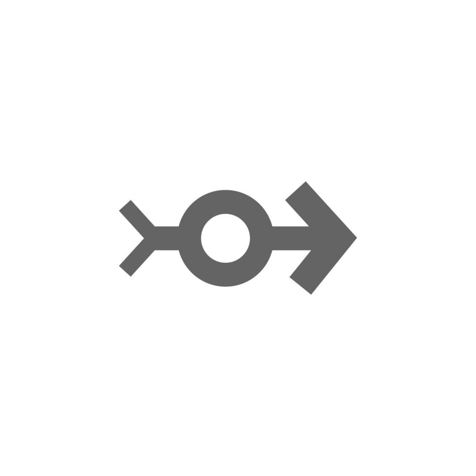 Arrow, circle vector icon