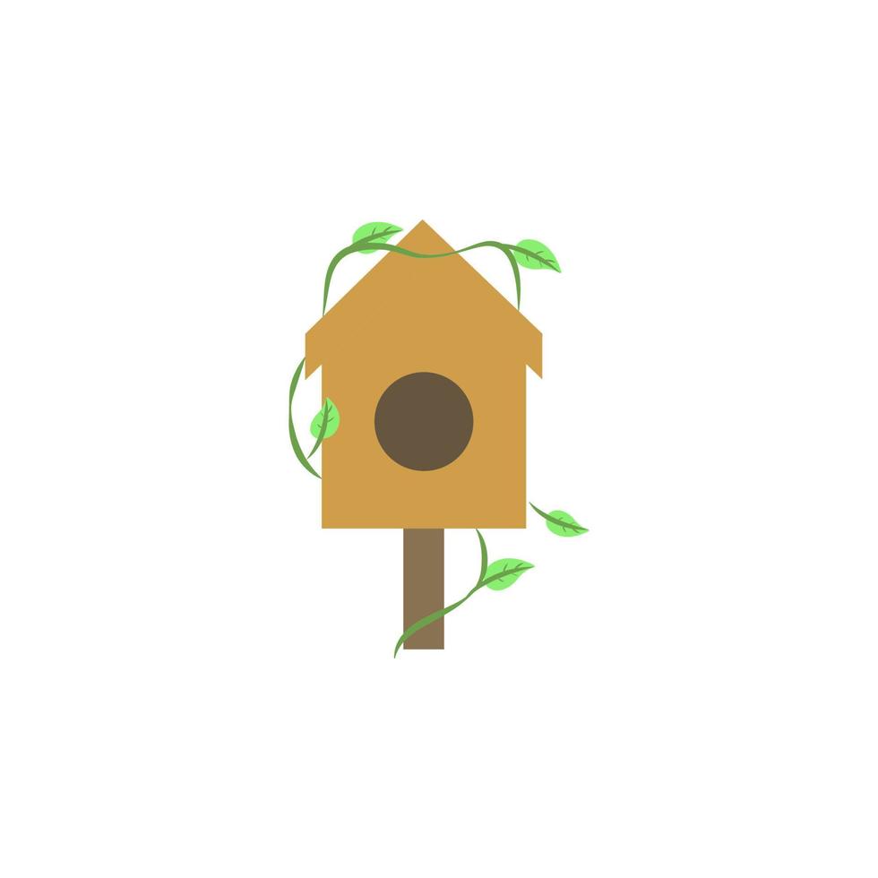 bird feeders colored vector icon