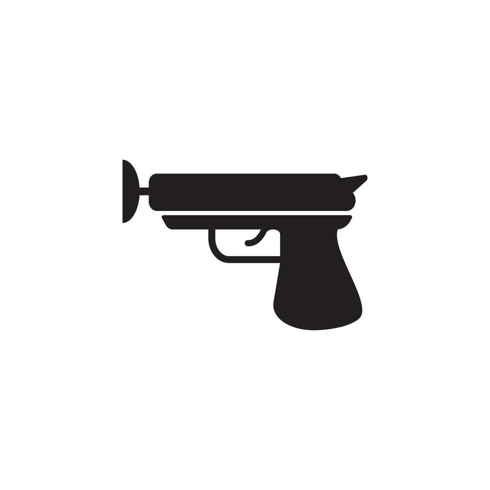 toy gun with Velcro vector icon