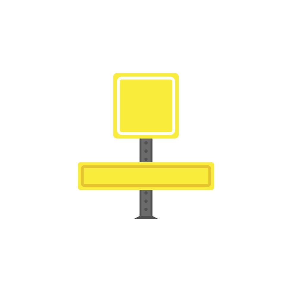Information sign colored vector icon