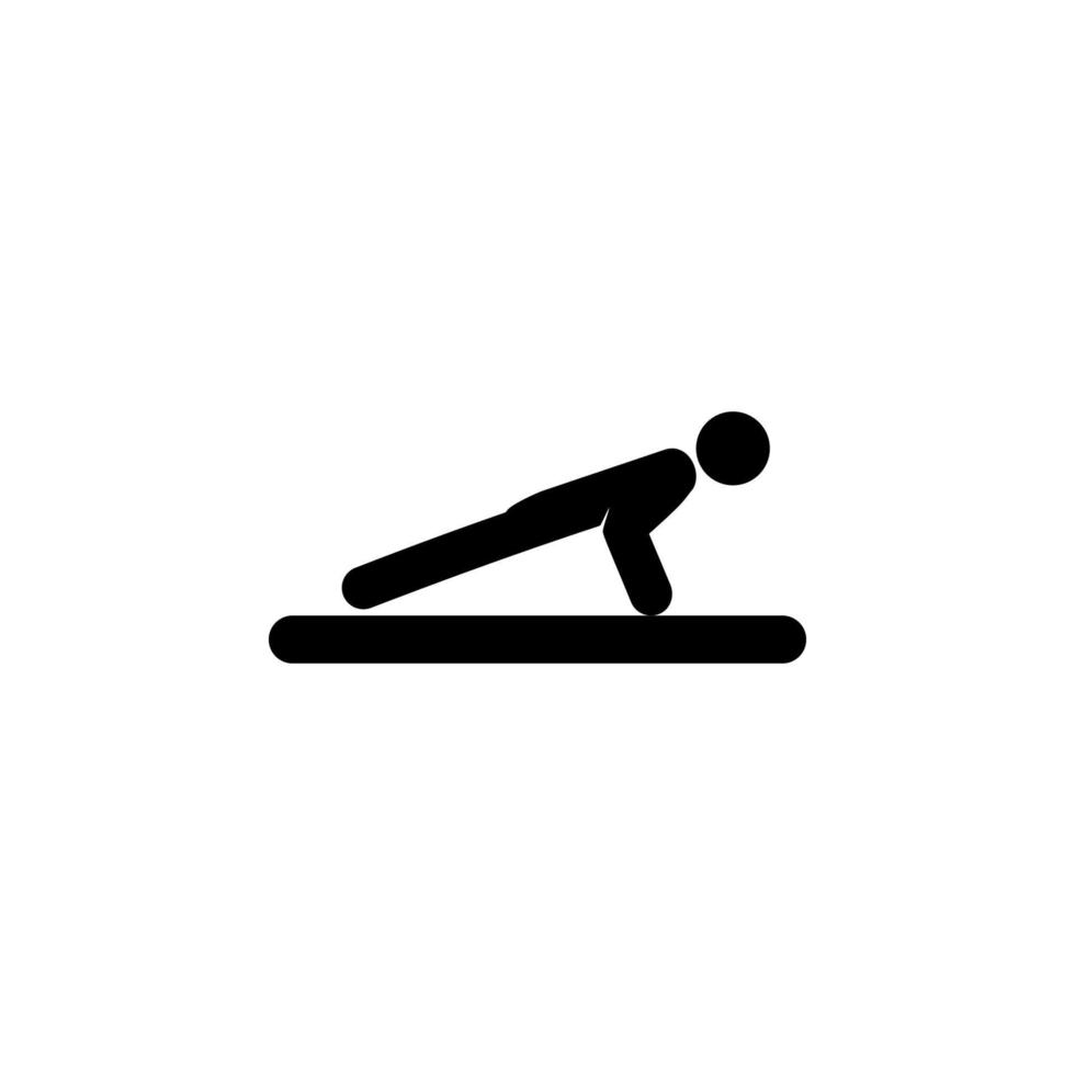 Push ups vector icon