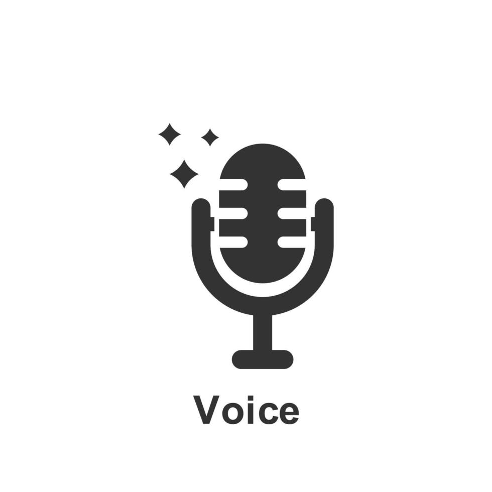 Online marketing, voice vector icon