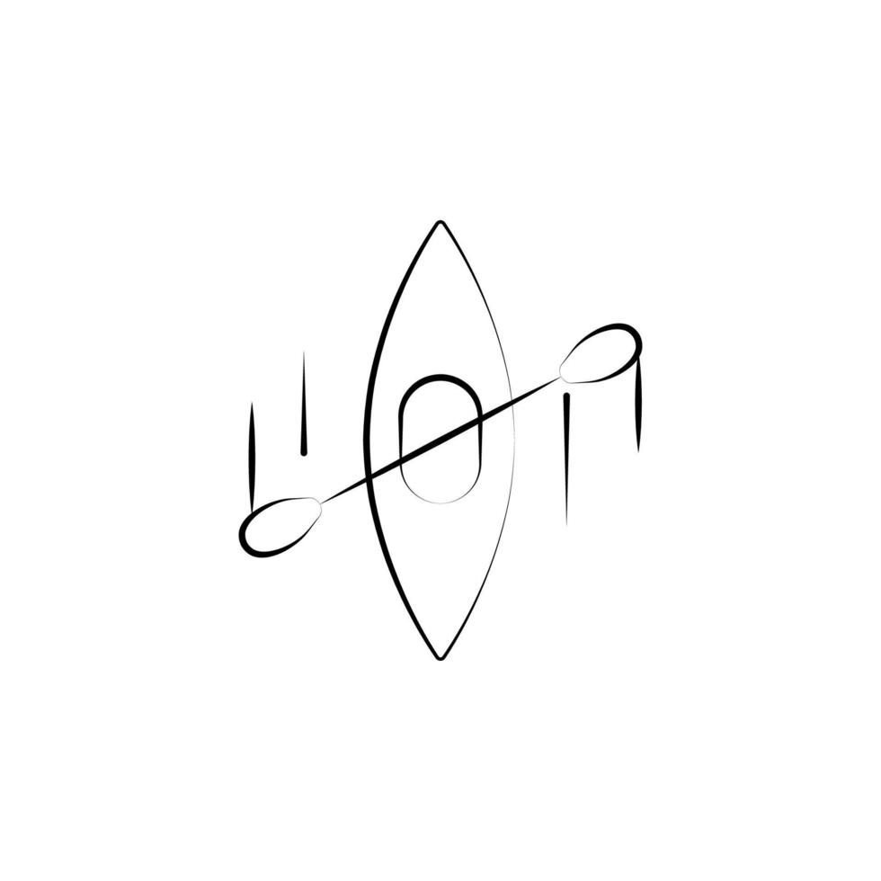 canoe vector icon