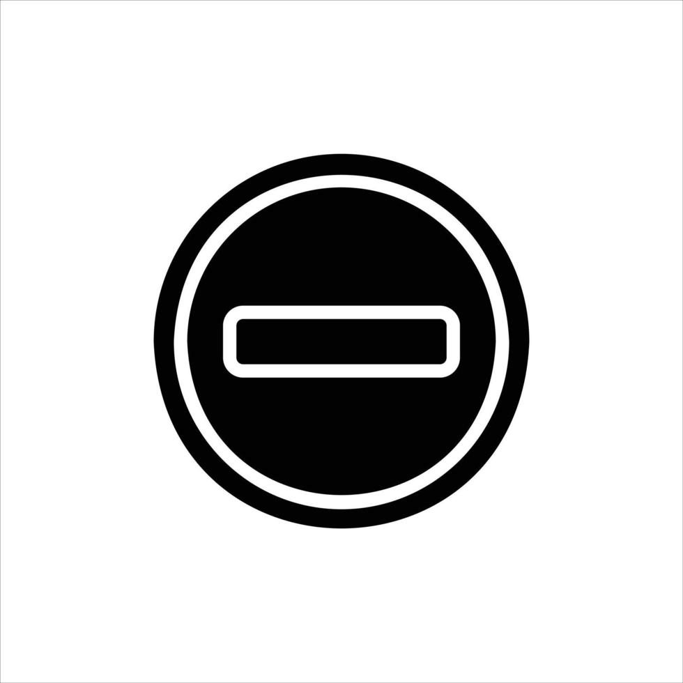 no entry in flat design style vector