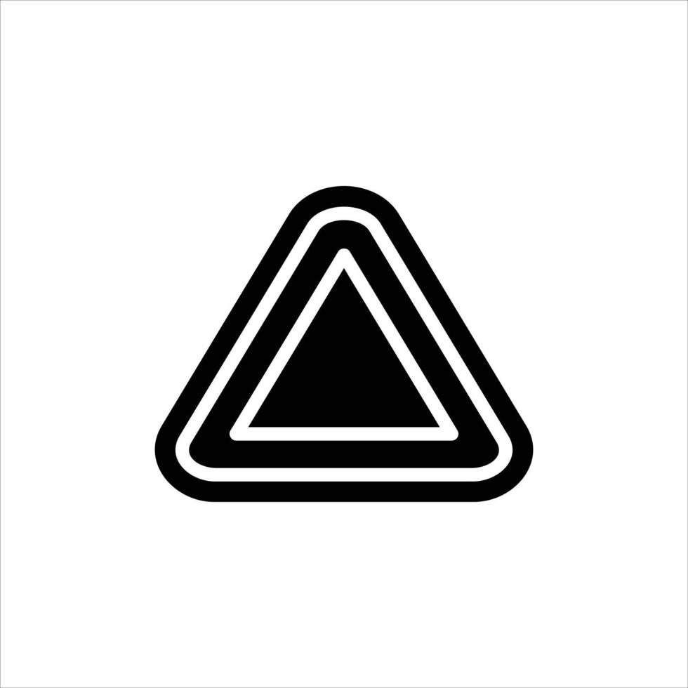 hazard in flat design style vector