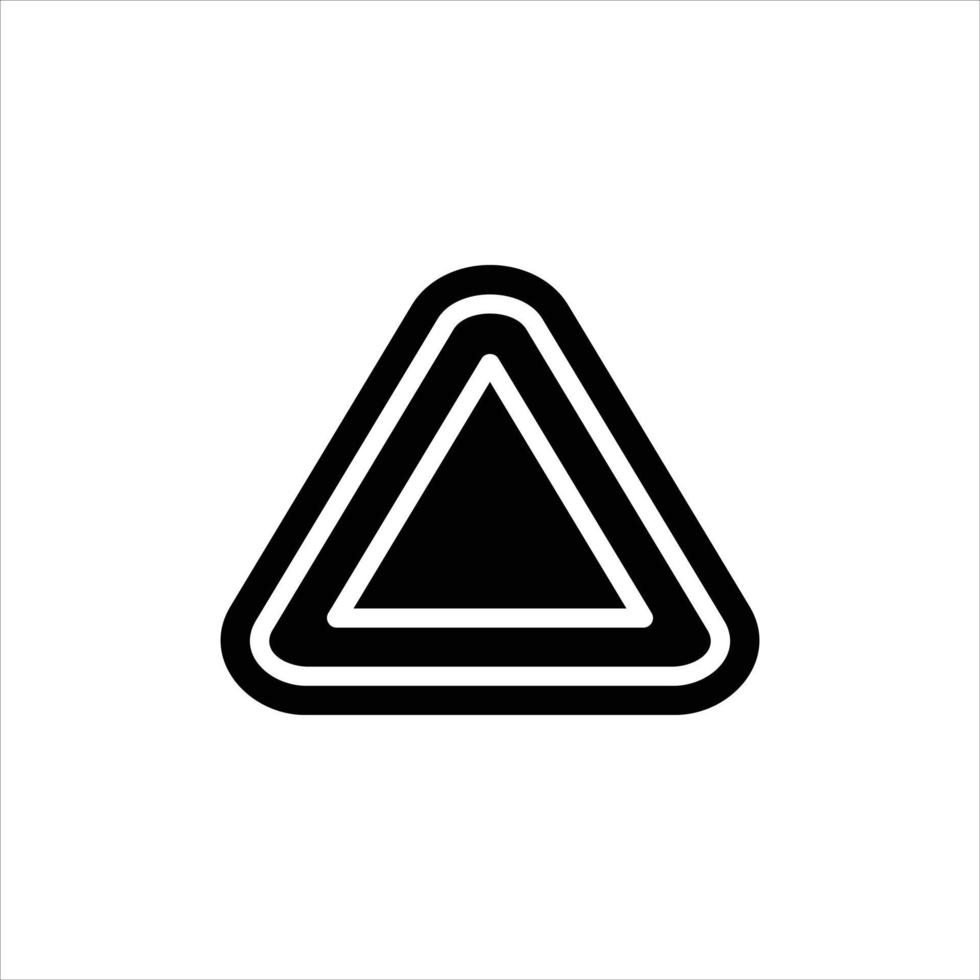 hazard in flat design style vector