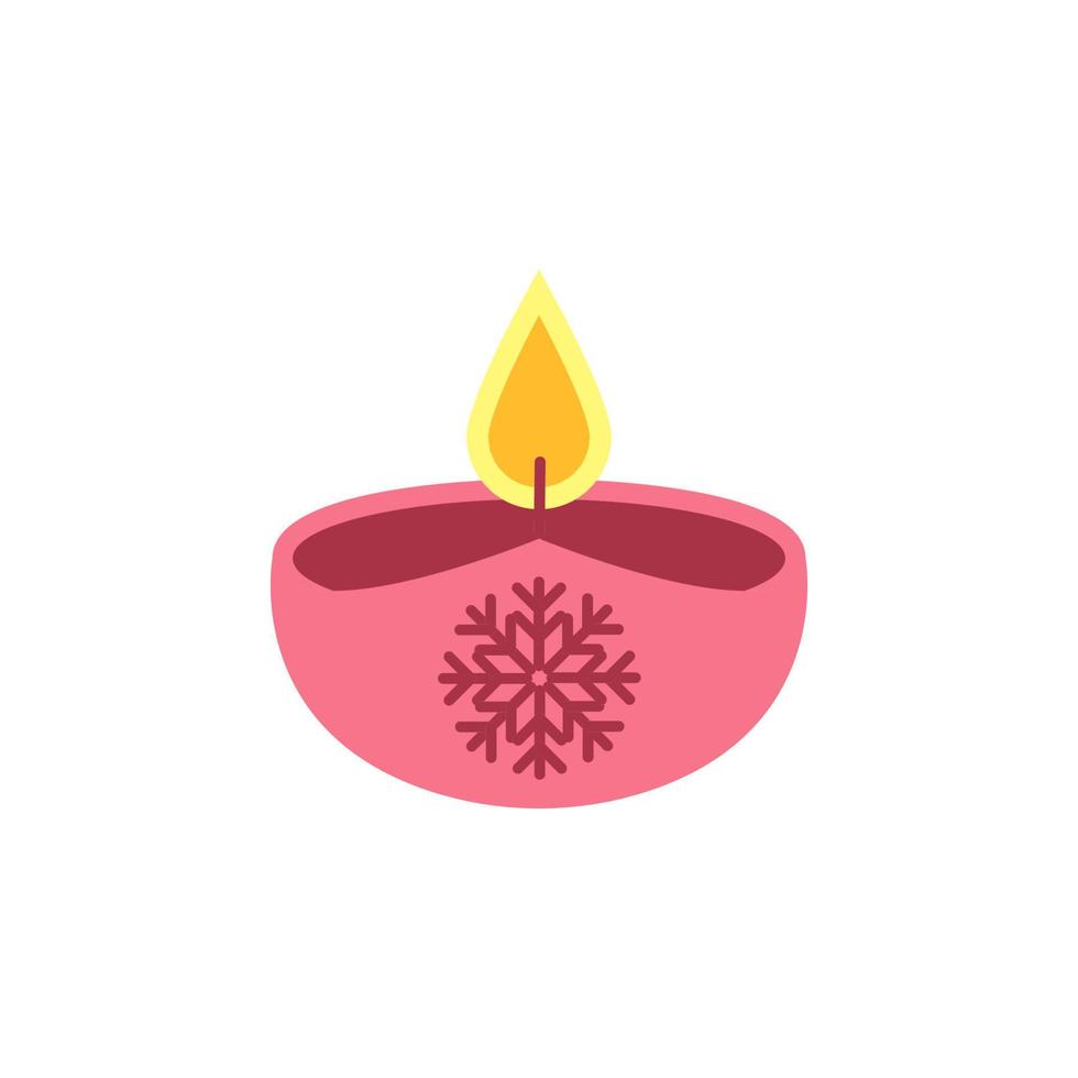 icono de vector de lámpara diwali