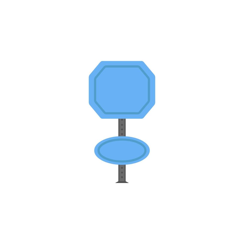 Display information colored vector icon