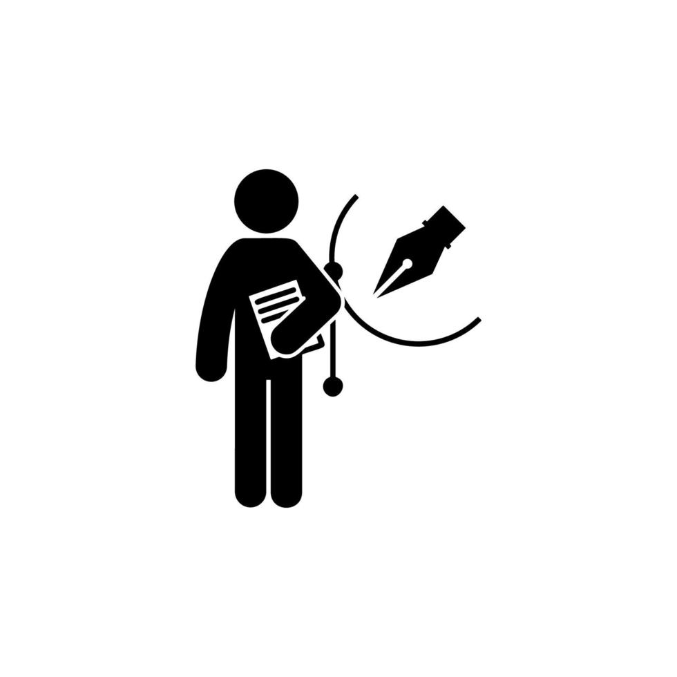 man with design degree vector icon