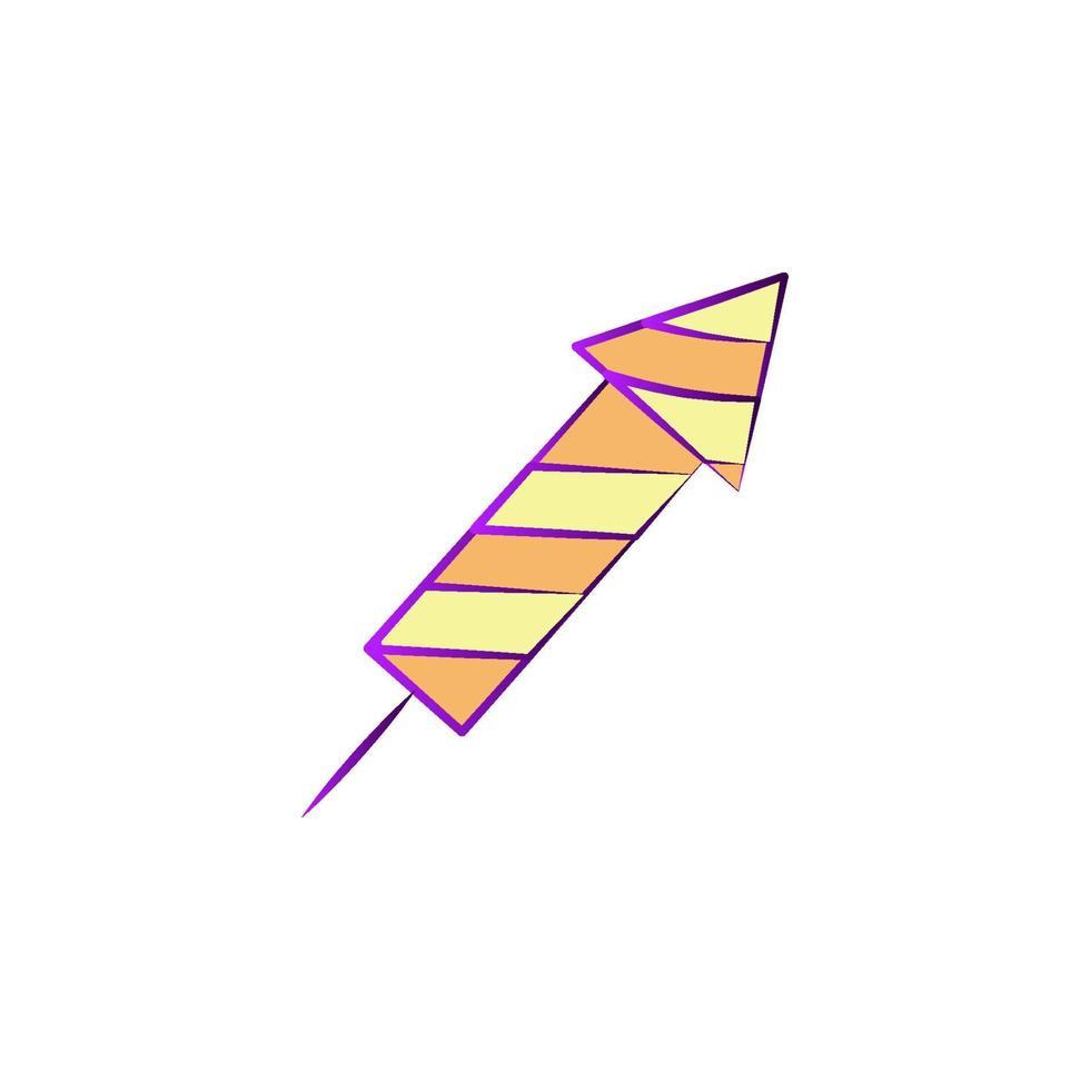 firework colored vector icon