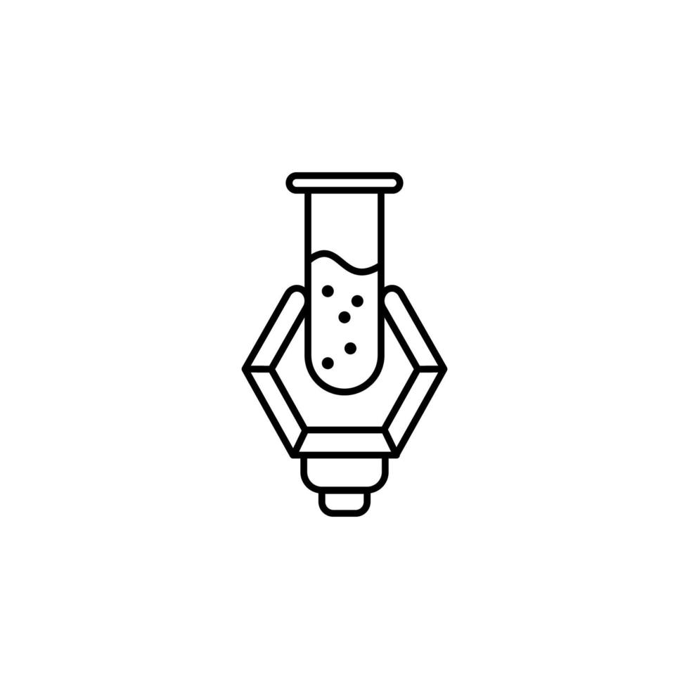 artificial intelligence medicine concept line vector icon