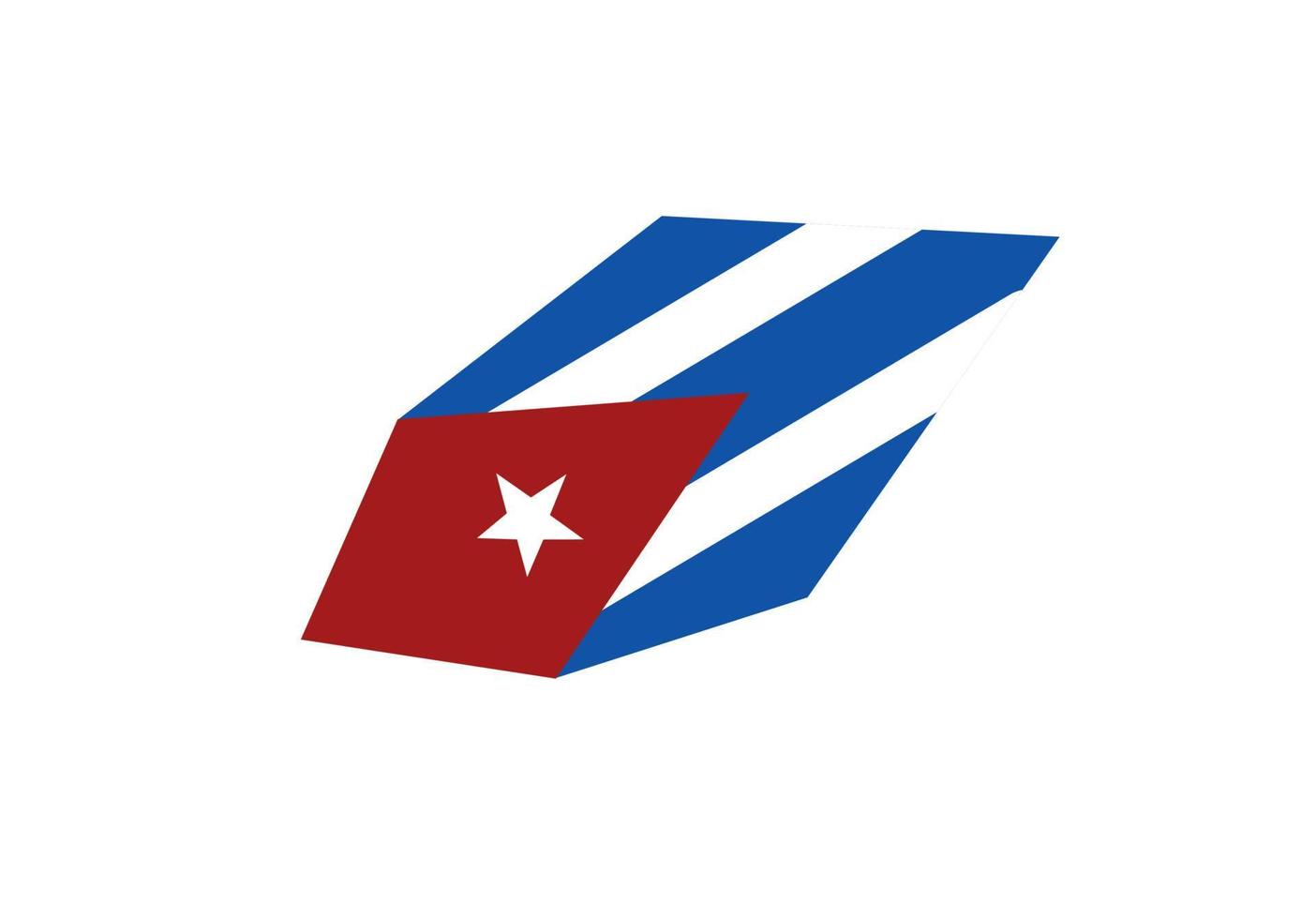 cuba flag icon, illustration of national flag design with elegance concept vector