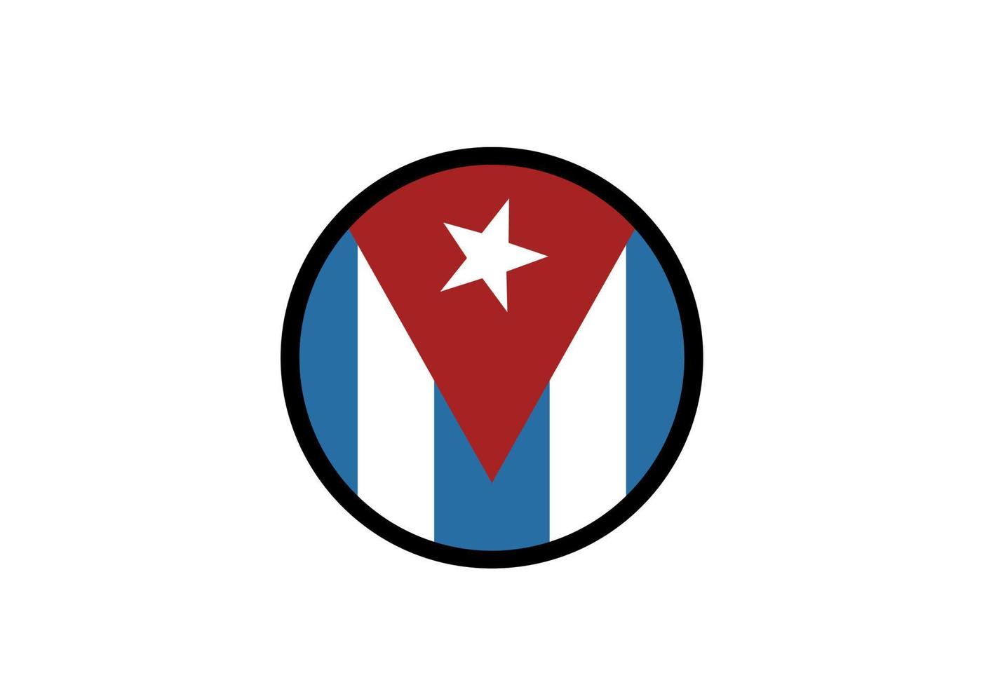 cuba flag icon, illustration of national flag design with elegance concept vector