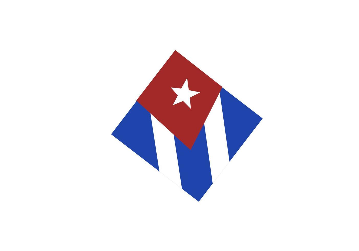 cuba flag icon, illustration of national flag design with elegance concept vector