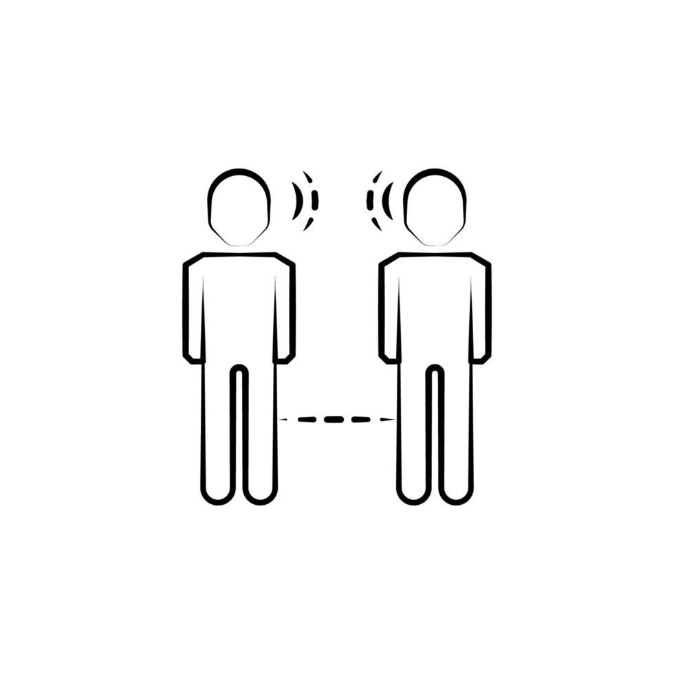 Telepathy vector icon
