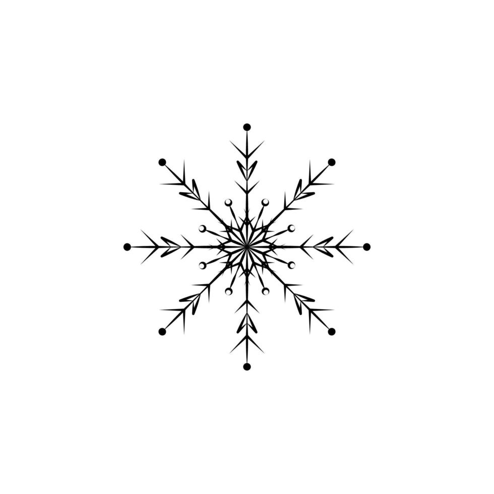 Snowflake vector icon