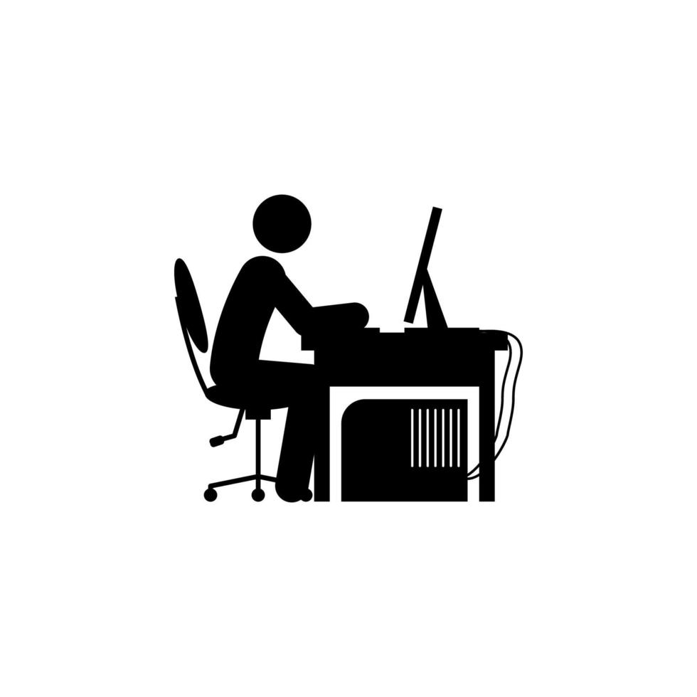 man gamer vector icon