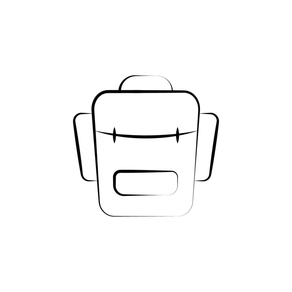 backpack vector icon
