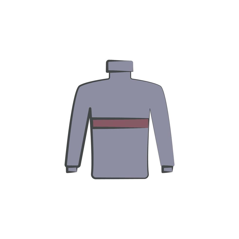 Sweater colored hand drawn vector icon