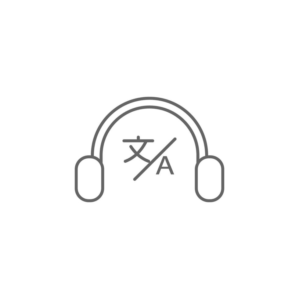 Interpreter, translator vector icon
