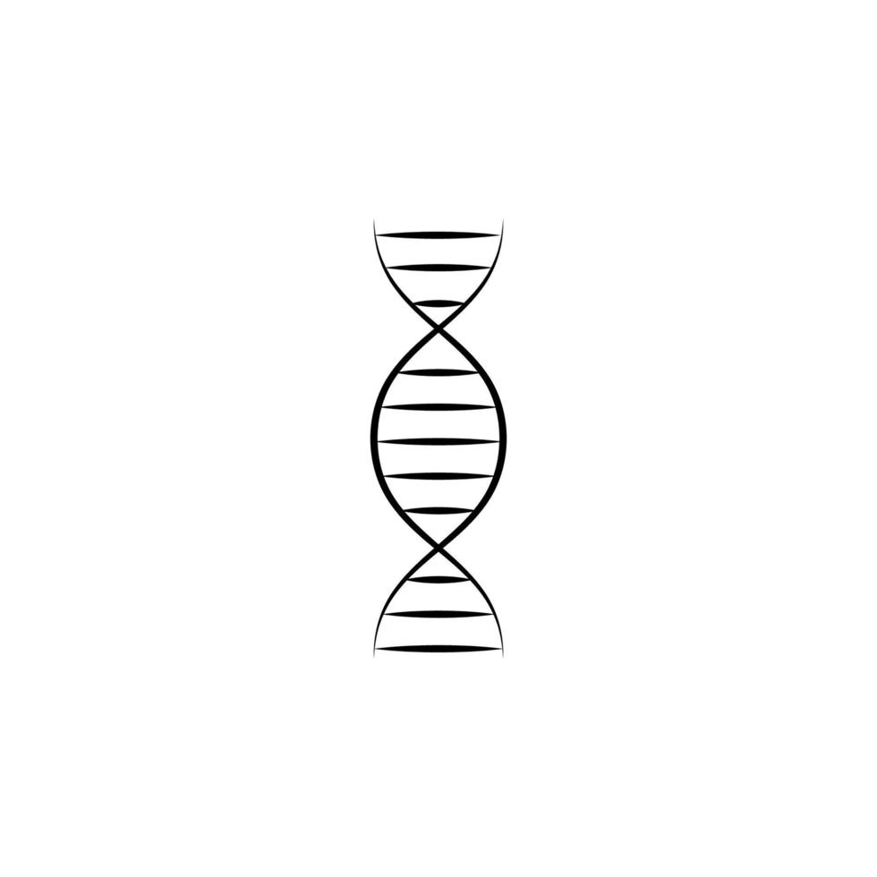 Dna Mother and baby concept line vector icon