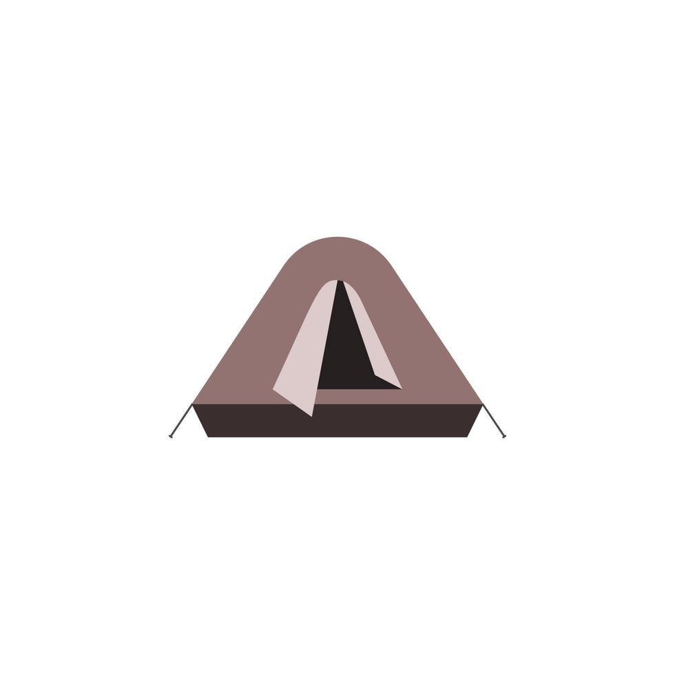 tent color vector icon