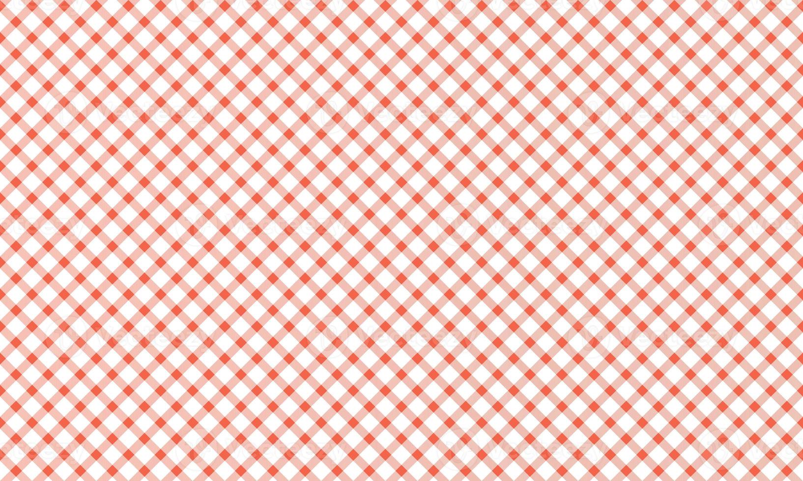 Red seamless plaid pattern photo